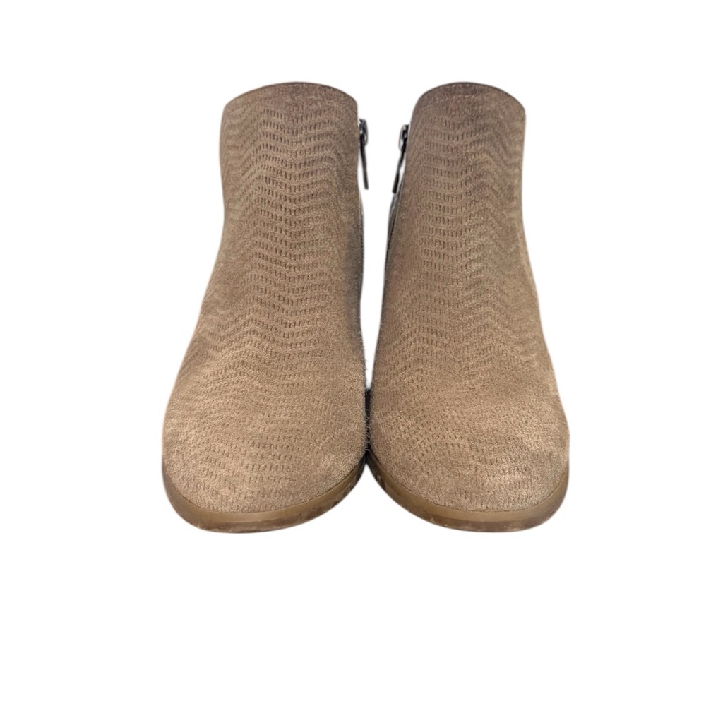 Lucky Brand Parnesa Perforated Suede Bootie Tan Women’s Size 7.5 - Picture 4 of 9